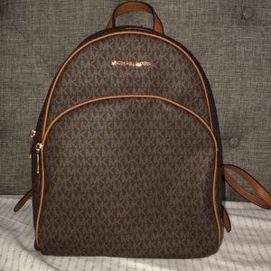 Michael Kors Abbey Large Logo Backpack
